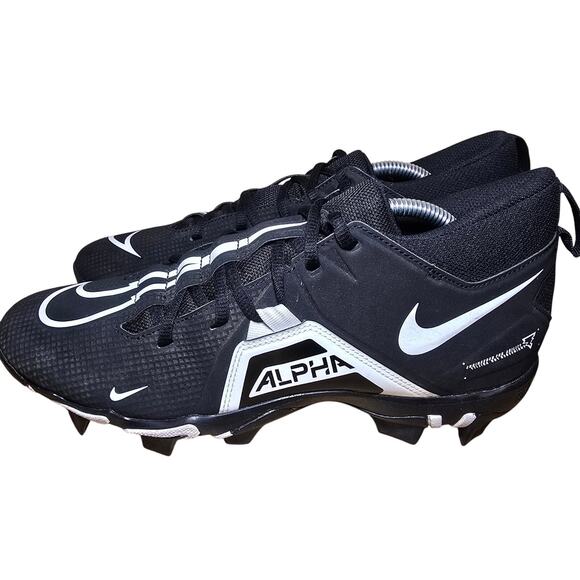 Nike Alpha Menace 3 Shark Mid Football Cleats Men's CV0582-001 SZ 10 US - Picture 4 of 7